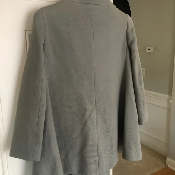 Stella McCartney Grey Cocoon Coat. Italian Size 40